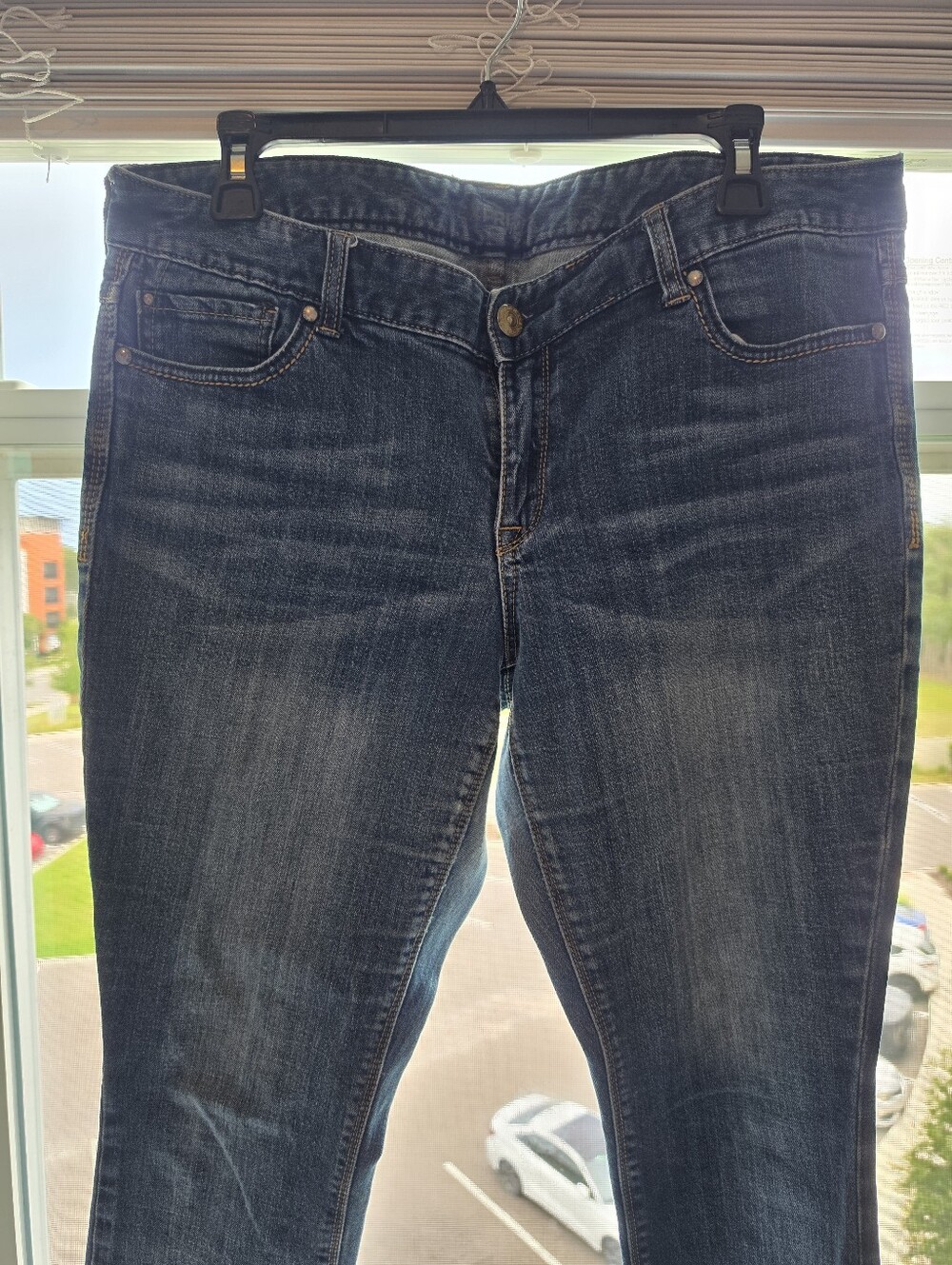 Express Women's Dark Indigo Skinny Jeans